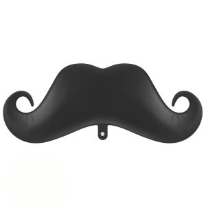 BALAO BIGODE 89,5X40,5CM C/1 UN – PRETO