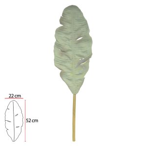 GALHO FOLHA BANANEIRA VERDE 90cm