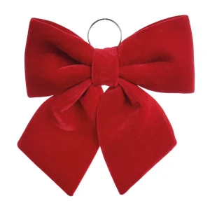LACO LISO VERMELHO AVELUDADO 34x32cm