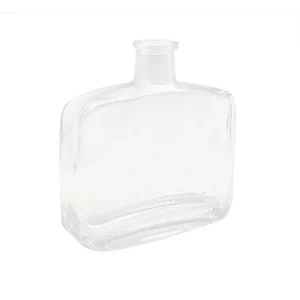 VASO DECORATIVO EM VIDRO TRANSPARENTE 14,5X15X5,5CM