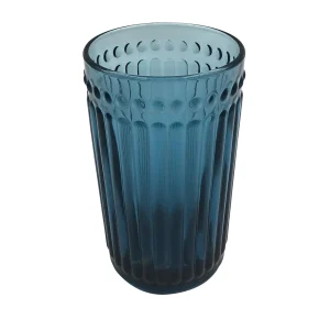 CONJUNTO DE COPOS DE VIDRO AZUL 370ML C/6 UN