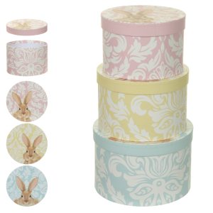 CONJUNTO CAIXAS DE PAPEL C/3 UNDS CANDY COLOR COLORIDO 20,3X13cm