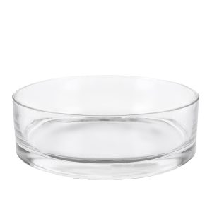VASO DE VIDRO TERRARIO (BACIA) TRANSPARENTE