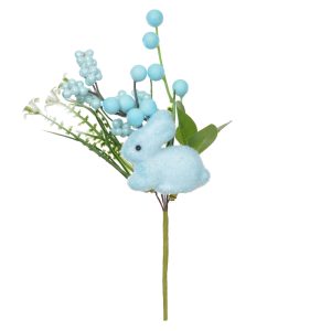 HASTE PASCOA OVINHOS AZUL 30cm