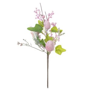 HASTE DE PASCOA OVINHOS ROSA 35cm