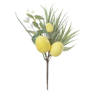 HASTE DE PASCOA OVINHOS AMARELO 25cm