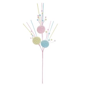 PICK DE PASCOA BOLINHAS CANDY COLORIDO 70cm