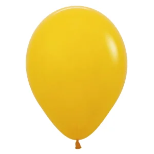 BALAO LATEX FASHION AMARELO MEL R12 C/50 UN