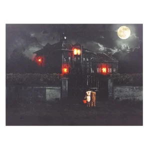 QUADRO ILUMINADO CASA DA BRUXA C/ LED 40X30CM