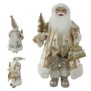 PAPAI NOEL NATAL EM PE CHAMPANHE 64CM