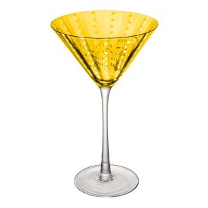 CONJUNTO 2 TACAS DE MARTINI ORQUIDEA 220ML AMBAR VIDRO