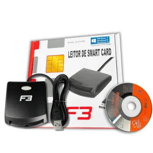 Leitor De Cartão Smart Card Usb Cpf E Cnpj Nfe F-tam 175