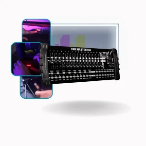 Mesa Controladora Dmx 384 Operador Iluminção Profissional 32 canais Bivolt