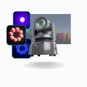 Moving Head Led Beam 100w Rgbw Prisma Strobo E Gobo Giratório