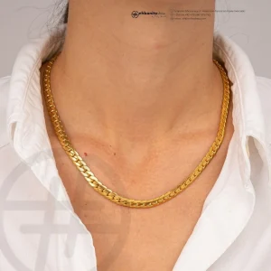 Maria - corrente banhado a ouro de 18k