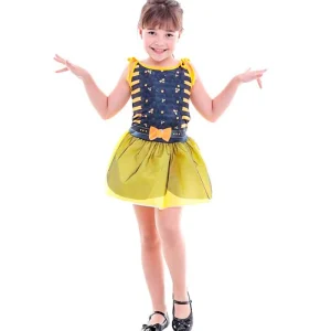 Vestido Fantasia Infantil Abelhinha