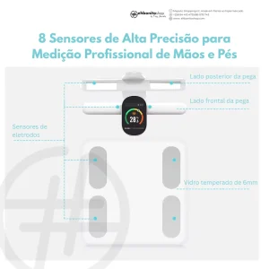 Balança Inteligente de Bioimpedância – 8 Eletrodos