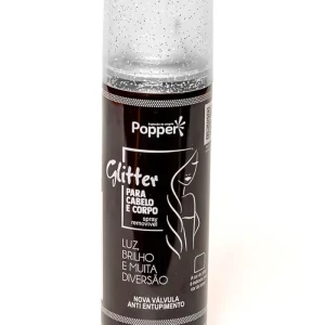 Glitter Spray para Cabelo – Prata