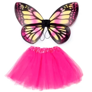 Kit Fantasia Infantil Borboleta – Com 2 Peças