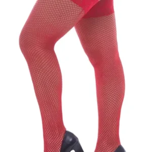 Meia Calça 7/8 Arrastão Adulto – Vermelha