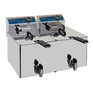 Fritadeira de Bancada c/ Torneira Dupla – Linha B