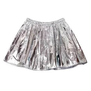 Saia Tecido Adulto Metalizada – 40cm – Prata