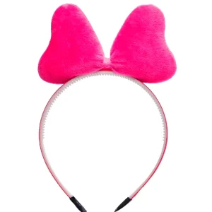 Tiara Laço Pelúcia – Pink