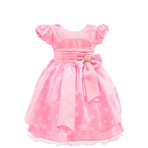 Vestido Fantasia Bebê Ratinha Rosa