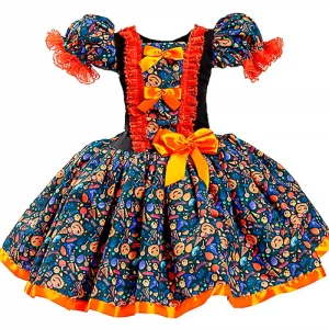 Vestido Fantasia Infantil Bruxa Ursula