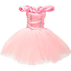 Vestido Fantasia Infantil Princesa Rosa