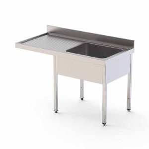 Mesa de lavagem – Espaço para máquina lava-loiça