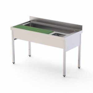 Mesa de lavagem – Preparação de alimentos
